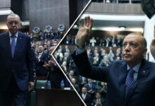 تفاصيل ربطة عنق أردوغان تخطف الأنظار.. مقاتلة تركية تحمل رسالة لافتة