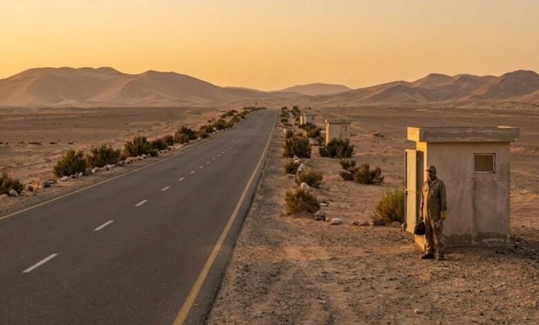 طريق تاريم يعبر صحراء تاكلامكان.. ما الذي يمنع الرمال من تغطيته؟
