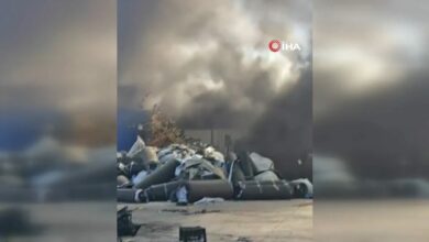 أصوات انفجارات ترافق حريقًا في منشأة لإعادة التدوير ببورصة التركية