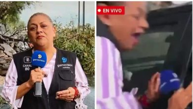 سيارة تنحرف بسبب انهيار أرضي وتصدم صحفيين على الهواء في مونتيري.. وإصاباتهما خفيفة