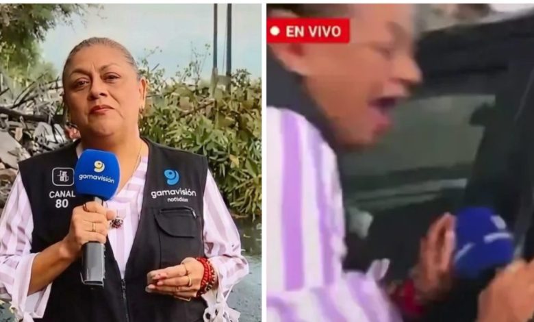سيارة تنحرف بسبب انهيار أرضي وتصدم صحفيين على الهواء في مونتيري.. وإصاباتهما خفيفة