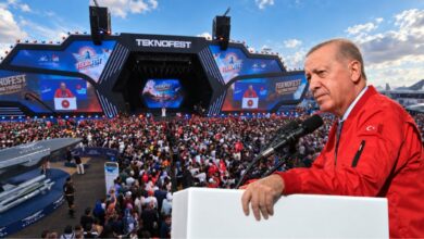 أردوغان لشباب «تكنوفست»: «أنتم ستوقفون مجرمي الحرب».. من فلسطين إلى ليبيا