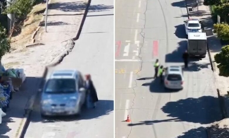 سائق في كيريكالي التركية يبدّل مقعده هربًا من الشرطة.. والغرامة 240 ألف ليرة