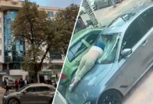 سقوط امرأة من الطابق السادس على سيارة متوقفة في العاصمة التركية أنقرة.. وإصابتها بجروح خطيرة