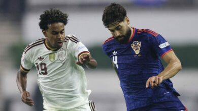 إسبانيا تقلب تأخرها في كرواتيا إلى فوزها الرابع.. وهاري كين يعادل رقم شيلتون