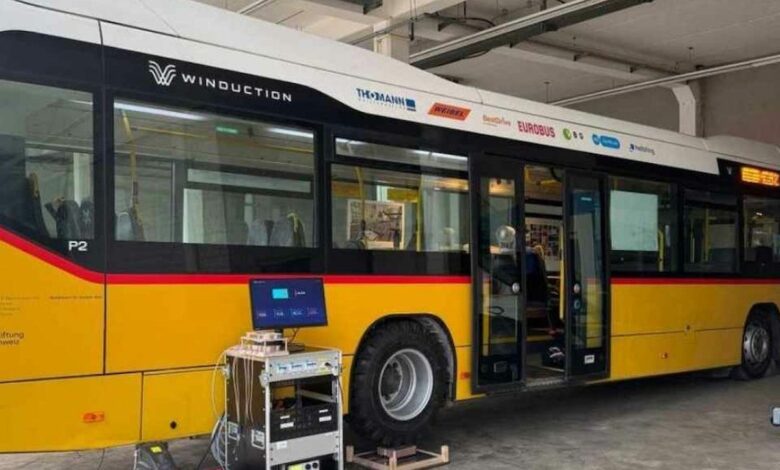 Winduction تطور شحن الحافلات الكهربائية من الإطارات.. بضع دقائق قد تكفي لـ16 ساعة