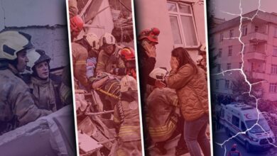 انهيار مبنى من 7 طوابق في إسطنبول يقتل شخصين.. ناجٍ: كنا نسمع أصوات التشقق