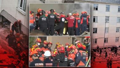 انتشال جثمان ثالث من أنقاض مبنى مالتيبه في إسطنبول.. وشخصان ما زالا عالقين