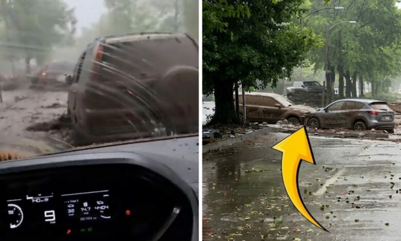 سيول سانتياغو تجرف السيارات وتغمر المنازل.. سائق يوثق اصطدام مركبته من الداخل