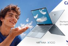كاسبر نيرفانا X100.. حاسوب للعمل المتنقل بشاشة كبيرة وفتح بزاوية 180 درجة