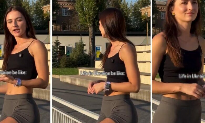 أصوات إطلاق النار والانفجارات توقف بث شابة أوكرانية.. «هكذا تبدو الحياة»