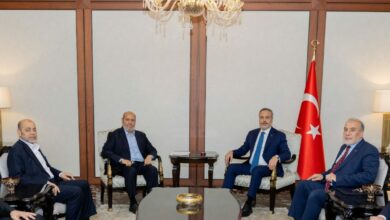 فيدان يلتقي وفد حماس في تركيا وسط غياب تفاصيل عن المباحثات