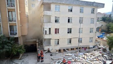 انهيار مبنى إسطنبول يودي بحياة 5 أشخاص.. حبس معماري ورئيس ورشة