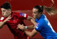 هدف في الدقيقة 90+3 يحرم تركيا من الفوز على سلوفينيا في ملحق كأس العالم للسيدات