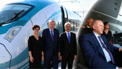 «لا تخافي ما دمنا هنا».. أردوغان يقود قطارًا سريعًا ومفوضة أوروبية تسأله عن المروحية