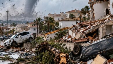 أعاصير قمعية تجتاح غرب صقلية وتضرب مدرسة.. إجلاء 273 طالبًا