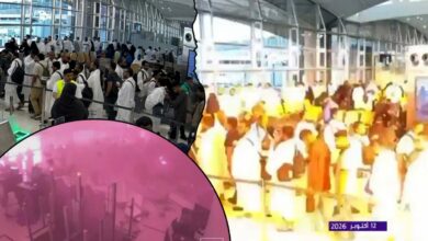 صاروخ حوثي يصيب صالة مطار الرياض.. مشاهد هروب المسافرين وتمديد تعليق العمليات