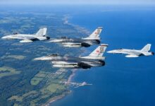 إستونيا تشكر تركيا بالعربية خلال مهمة مقاتلات F-16 في سماء البلطيق