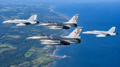 إستونيا تشكر تركيا بالعربية خلال مهمة مقاتلات F-16 في سماء البلطيق
