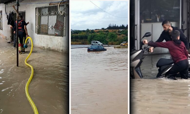 أمطار مرسين تحوّل الشوارع إلى بحيرات وتغمر متحف منزل أتاتورك