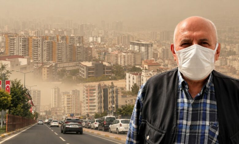 غبار كثيف يخفض الرؤية في ماردين التركية.. لماذا طُلب من فئات البقاء في المنازل؟