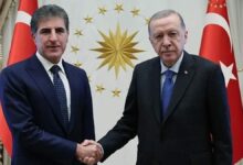 بارزاني: حل مسار «تركيا بلا إرهاب» قد يجعل أردوغان مستحقًا لنوبل للسلام