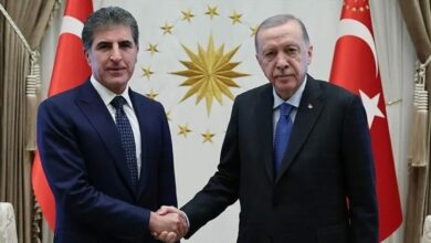 بارزاني: حل مسار «تركيا بلا إرهاب» قد يجعل أردوغان مستحقًا لنوبل للسلام
