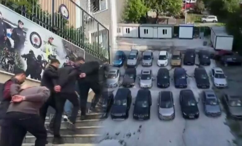 شبكة «تغيير السيارات» في إسطنبول تستولي على 120 مليون ليرة.. وما وُجد على الجدران لافت