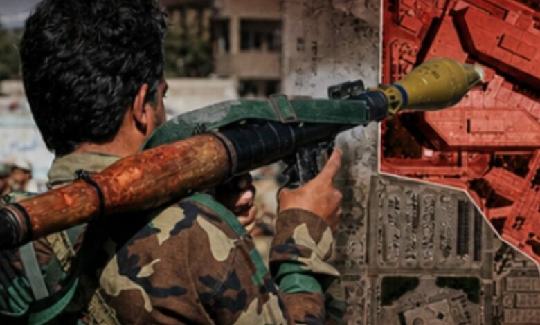 خريطة حوثية تدعو السعوديين لإخلاء مناطق تضم منشآت لأرامكو ومطار الملك خالد