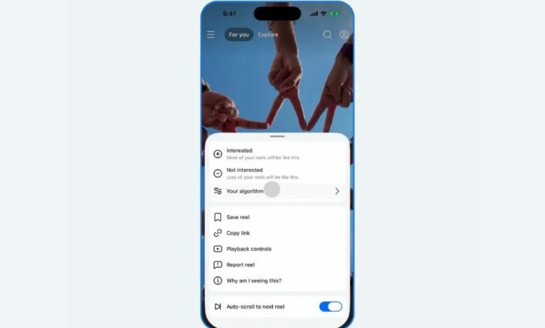 فيسبوك يتيح للمستخدمين مخاطبة خوارزميته وتغيير التوصيات لحظيًا