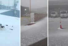ثلوج الخريف تكسو قمم بلغاريا بسماكة 20 سنتيمترًا.. والمرور بلا تأثير كبير