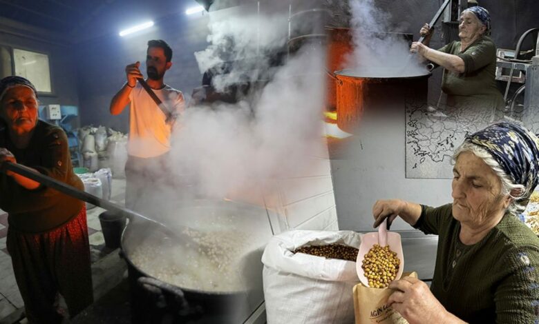 سبعينية في إلازيغ بدأت بإعالة 9 أبناء على صاج ساخن.. واليوم تنتج 100 طن من حمص أغين