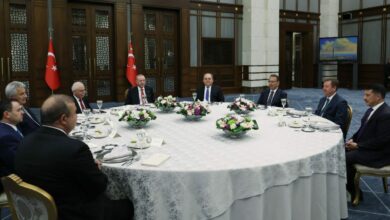 أردوغان يستقبل رؤساء المحاكم العليا في لقاء لم تُنشر تفاصيله