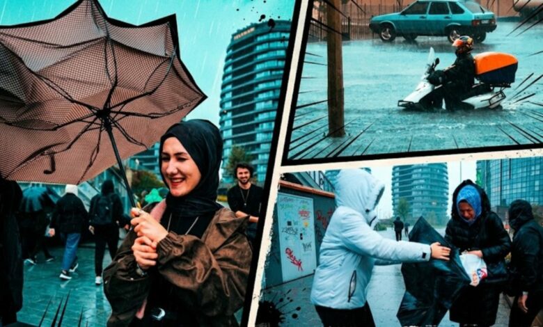 أمطار إسطنبول تحاصر الطرق وتعطل المدارس.. وكميات قد تصل إلى 180 ملمًا