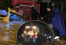 أمطار إسطنبول تتجاوز 240 كيلوجرامًا للمتر المربع وتوقف المرور على طريق شيلا