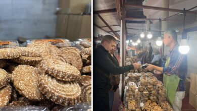 كُمبة هاتاي تلفت زوار مهرجان قيصري.. حلوى بسبعة توابل تبقى 6 أشهر