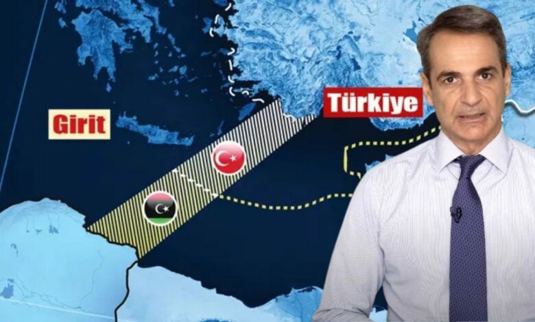 مذكرة ليبية بسبب استكشافات جنوب كريت تلوّح بتعليق مفاوضات الحدود مع اليونان.. وNAVTEX تركي جنوب ميس