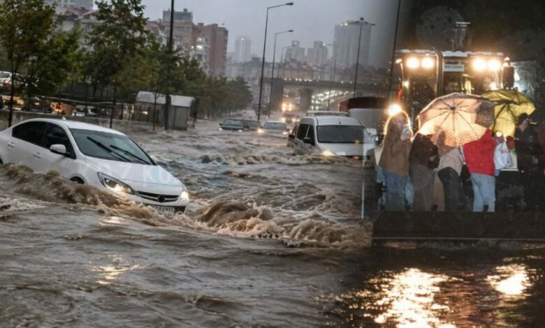 أمطار إسطنبول تتجاوز 200 مليمتر في يوم واحد.. ثلث حصيلتها السنوية تهطل دفعة واحدة