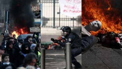 احتجاجات الغلاء تمتد في فرنسا.. 166 موقوفًا وموسيقيون يعزفون وسط الغاز