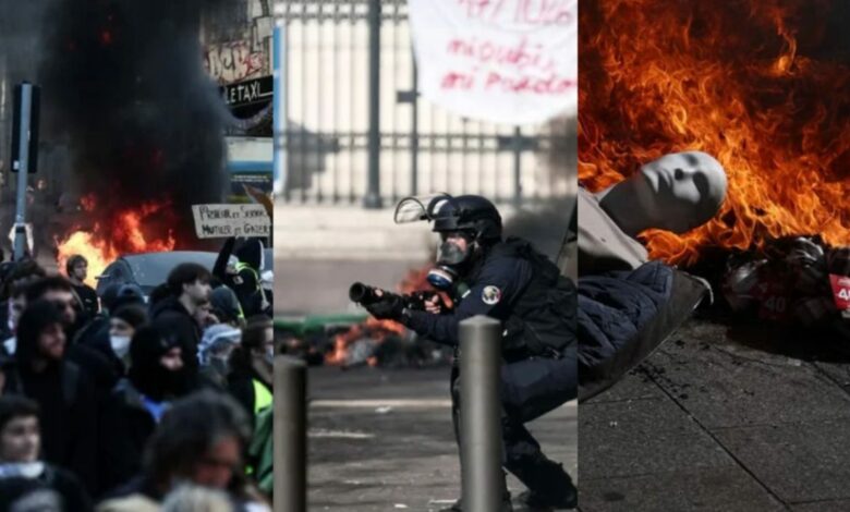 احتجاجات الغلاء تمتد في فرنسا.. 166 موقوفًا وموسيقيون يعزفون وسط الغاز