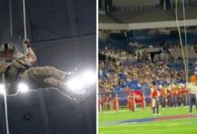مقتل الرقيب الفني Ian Patterson إثر سقوطه من ارتفاع 52 متراً في ملعب Alamodome