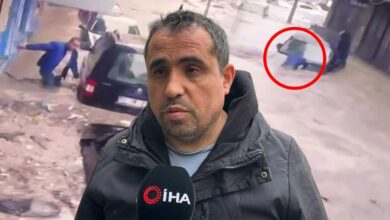 سيول إسطنبول جرفت السيارات فوق بعضها.. ومواطن نجا بعدما تعلق بسيارته