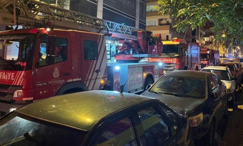 إخماد حريق في فندق شقق من 6 طوابق بإسطنبول التركية دون إصابات