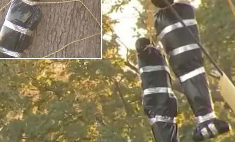 مالك منزل في بنسلفانيا يرفض إزالة «جثث» معلّقة لزينة الهالوين بعد اعتراضات ربطتها بإعدامات عنصرية
