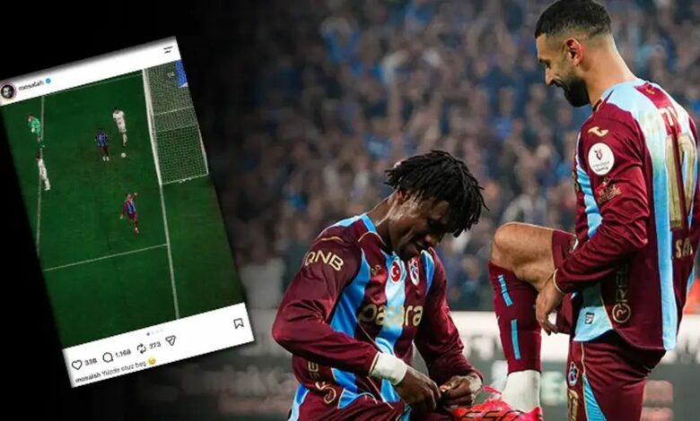 محمد صلاح يحتفل بهدفه أمام بشكتاش بعبارة «35 في المئة».. ما قصة العمولة؟