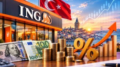 الدولار إلى 74 ليرة في 2028 رغم تراجع التضخم.. توقعات ING للاقتصاد التركي