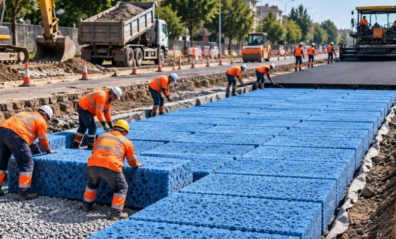 كتل تحت طرق ريدبريدج تخزّن 426 ألف لتر من مياه الأمطار للحد من الفيضانات