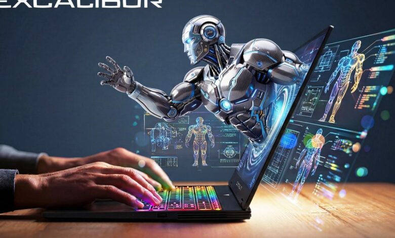 Excalibur G915 يجمع RTX 50 في هيكل بسمك 20.5 ملم.. ماذا يقدم نظام FrostFlux؟