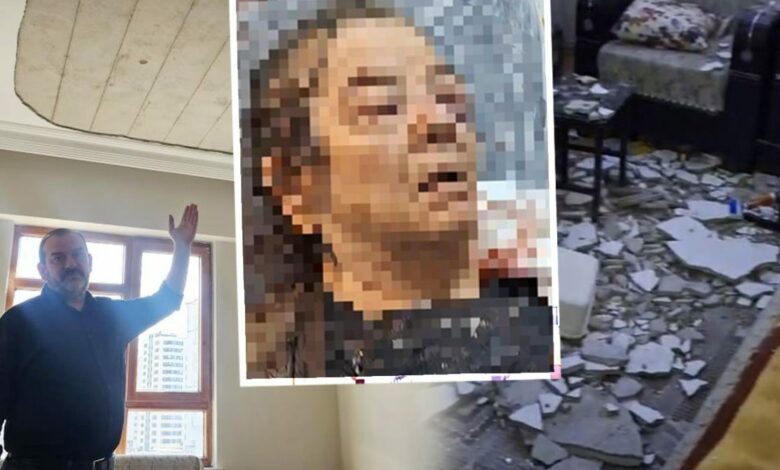 انهارت لياسة السقف فوقها أثناء مشاهدة التلفاز.. مسنّة تركية تفقد إحدى عينيها