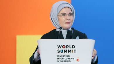أمينة أردوغان: أكثر من 21 ألف طفل فقدوا حياتهم في غزة خلال 3 سنوات.. و700 ألف حُرموا من التعليم
